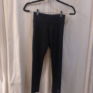 Justice Blue Leggings With Medallion Print Detail. Size 8